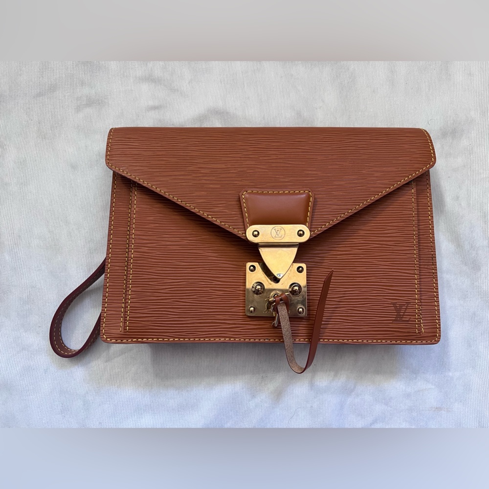 Authentic Preloved Louis Vuitton Pochette Sellier Dragonne Clutch Bag - Picture 2 of 11